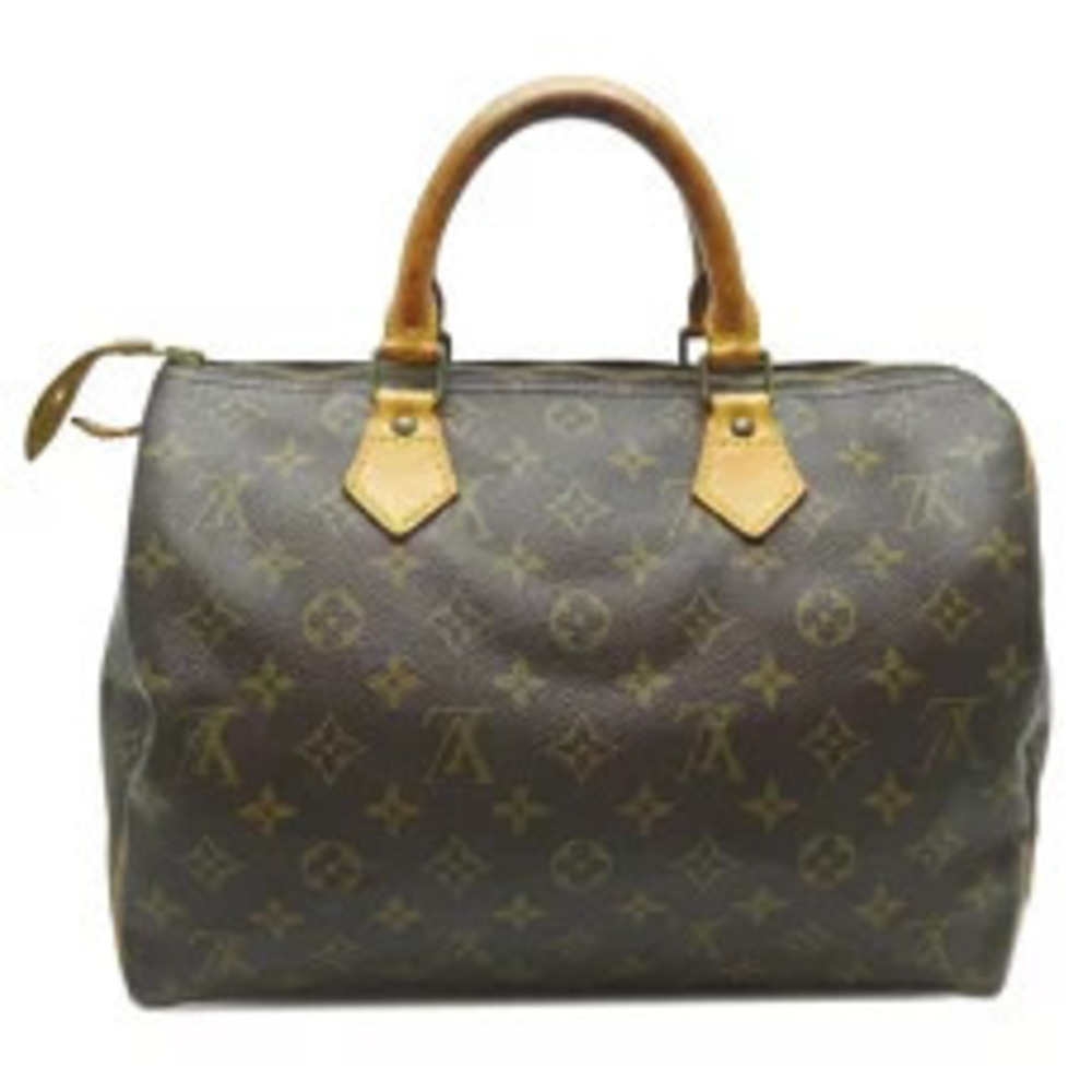 Louis Vuitton Speedy Handbag Monogram Ebene Brown